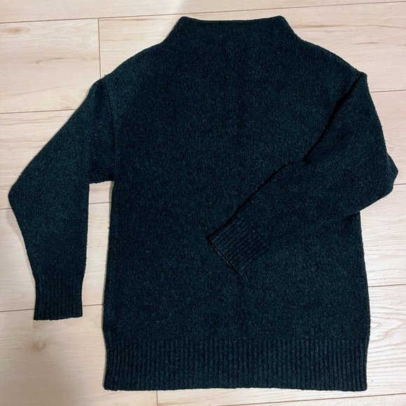 Teal Warm Mockneck Uniqlo Sweater - Picture 4 of 6